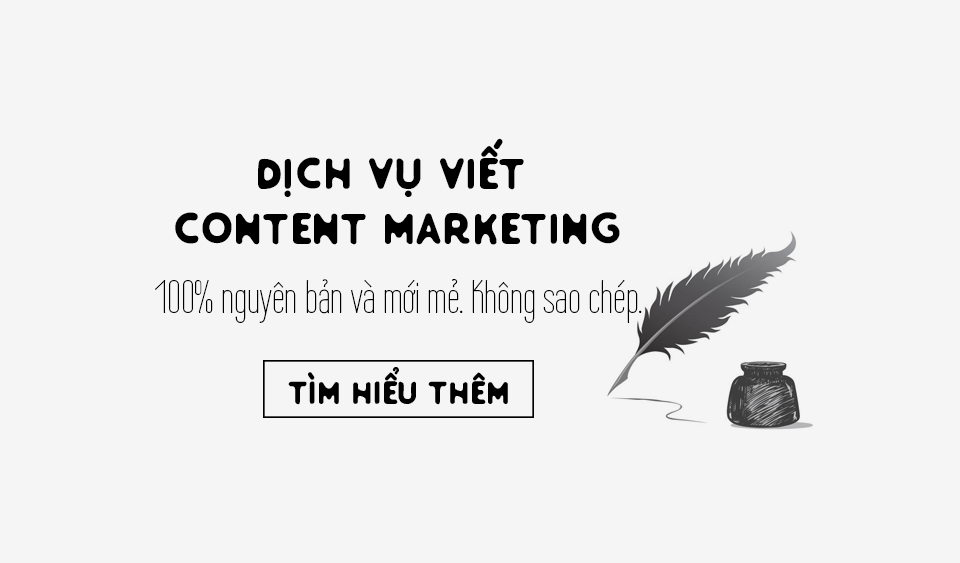 Dịch vụ viết content marketing của Ngày ngày viết chữ