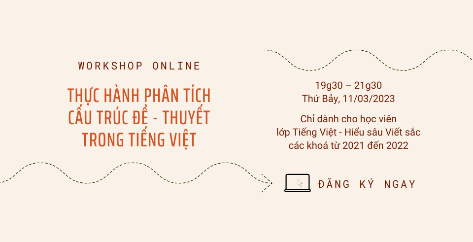 NNVC | Thực hành phân tích cấu trúc Đề - Thuyết trong tiếng Việt