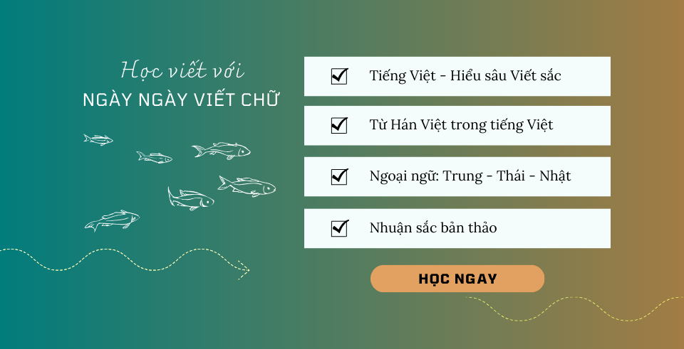 Đi học với Ngày ngày viết chữ