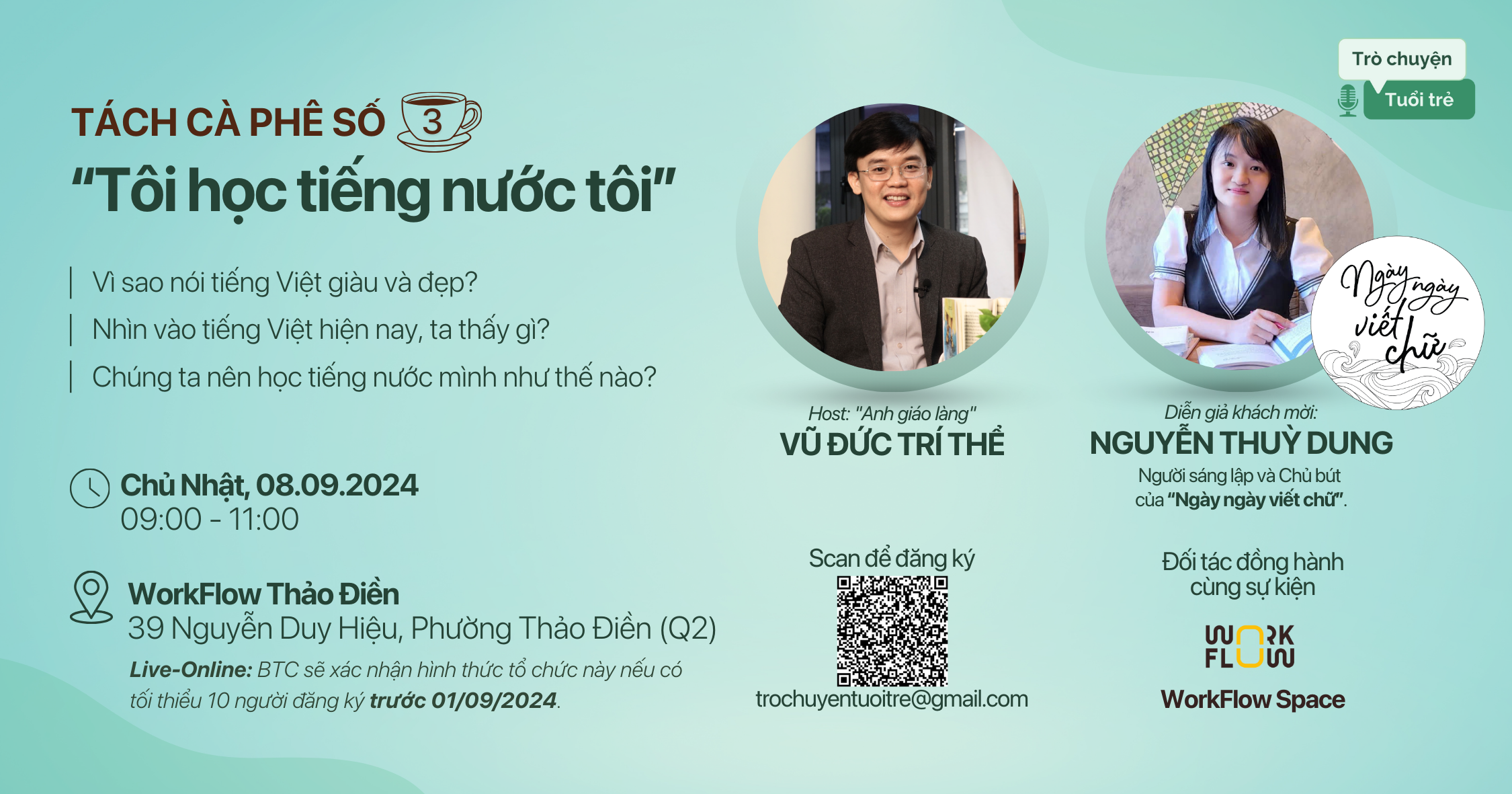 Trò chuyện tuổi trẻ - Ngày ngày viết chữ (2)
